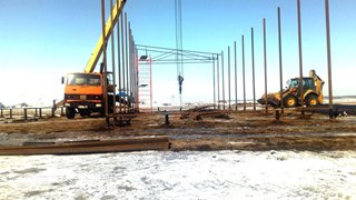 Аренда экскаватора погрузчика с ямобуром в Анапа цена от 1557 руб